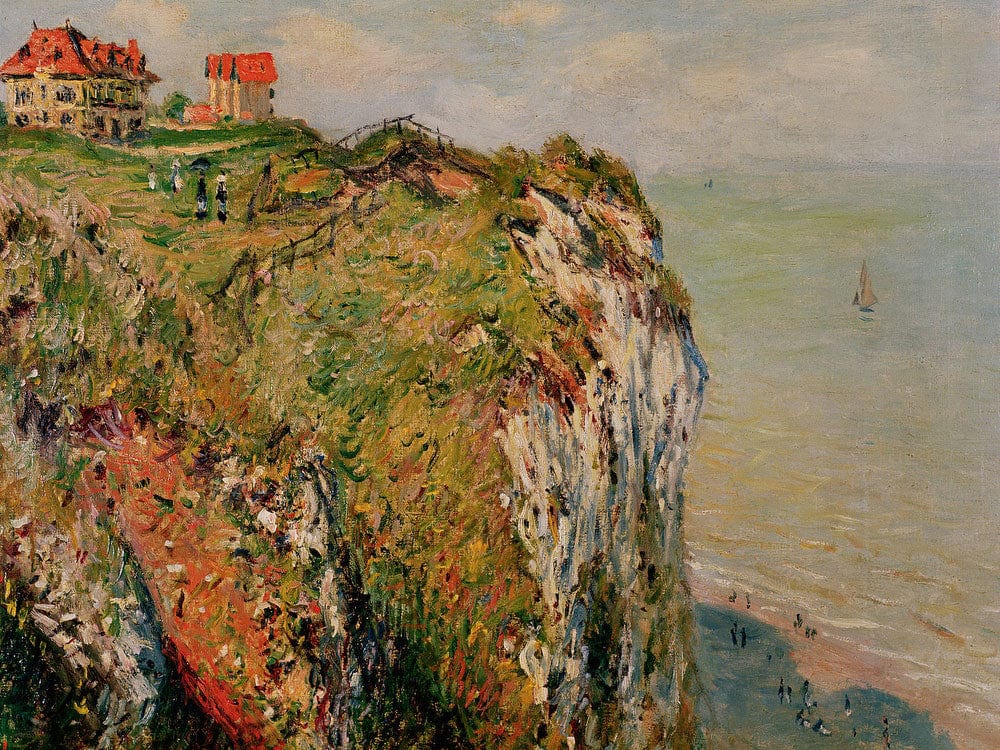 Cliff At Dieppe By Claude Monet Phoenix 4x3