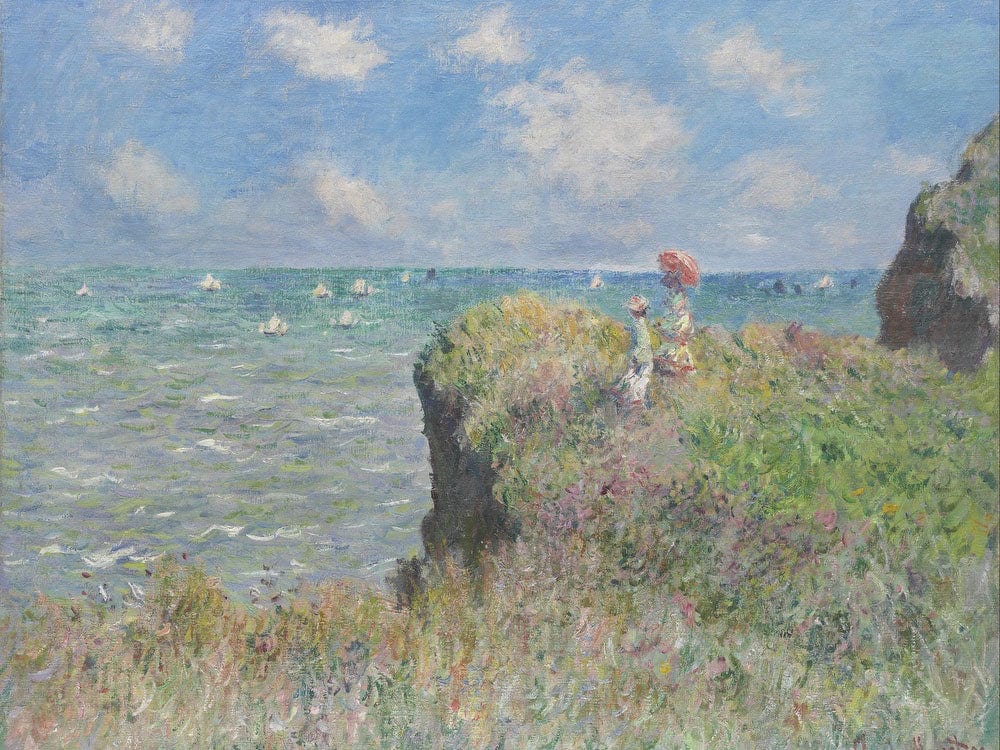 Cliff Walk At Pourville By Claude Monet Phoenix 4x3
