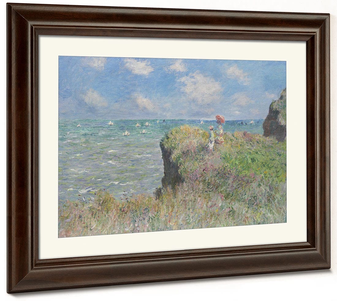 Cliff Walk At Pourville By Claude Monet Phoenix 4x3