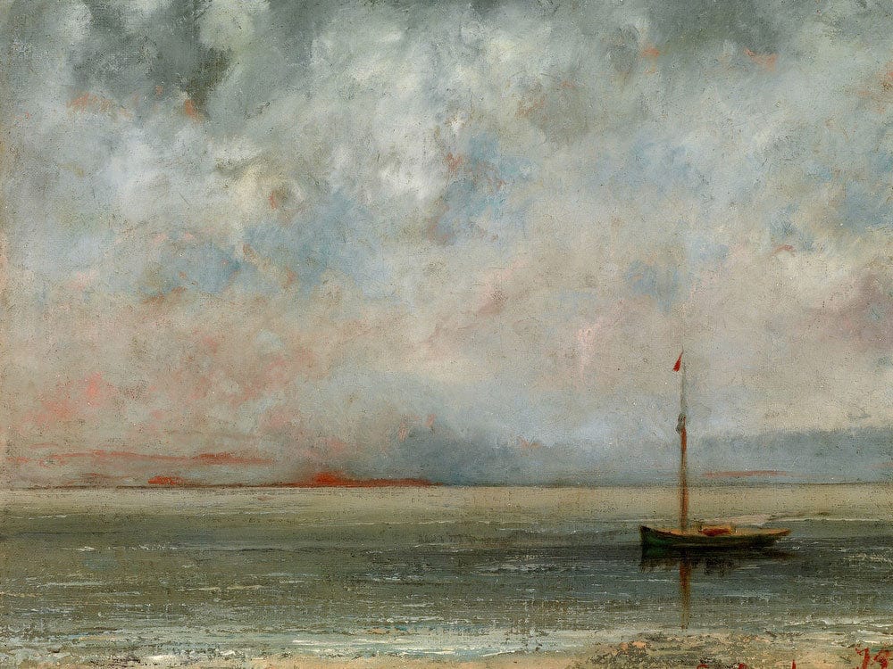 Clouds Over Lake Geneva By Jean Desire Gustave Courbet Phoenix 4x3