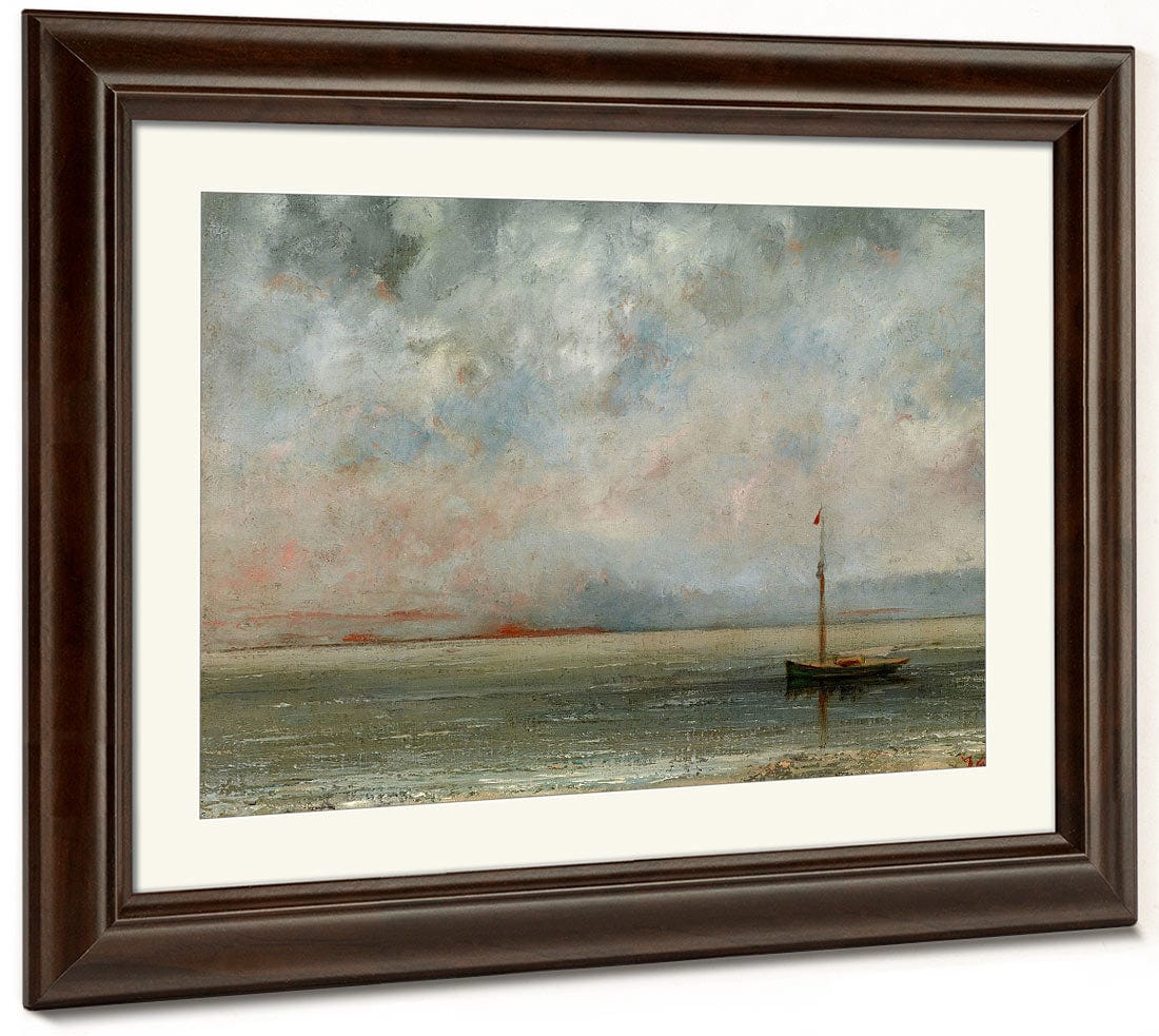 Clouds Over Lake Geneva By Jean Desire Gustave Courbet Phoenix 4x3
