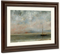 Clouds Over Lake Geneva By Jean Desire Gustave Courbet Phoenix 4x3
