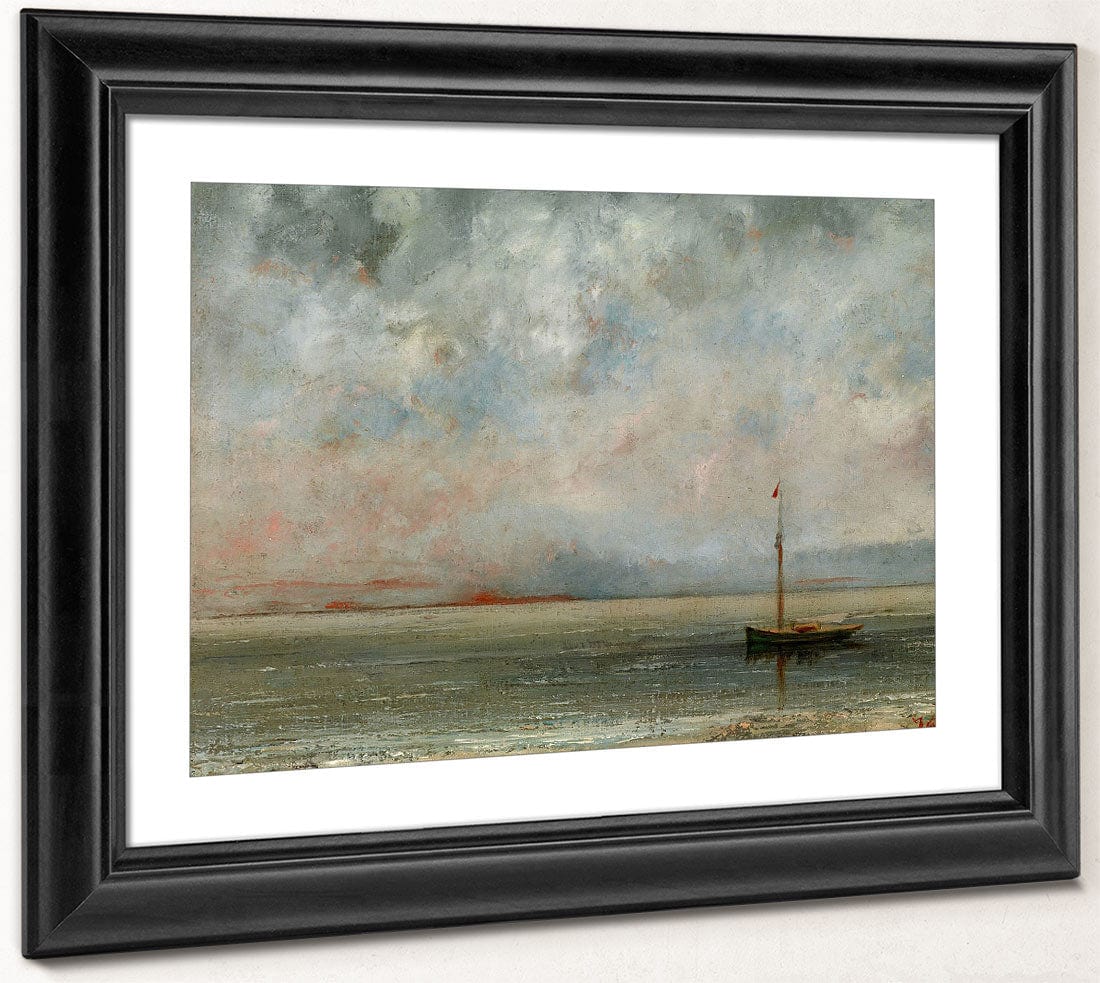 Clouds Over Lake Geneva By Jean Desire Gustave Courbet Phoenix 4x3