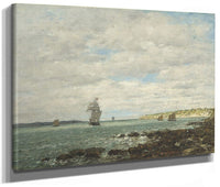 Coast Of Brittany By Eugene Boudin Phoenix 4x3
