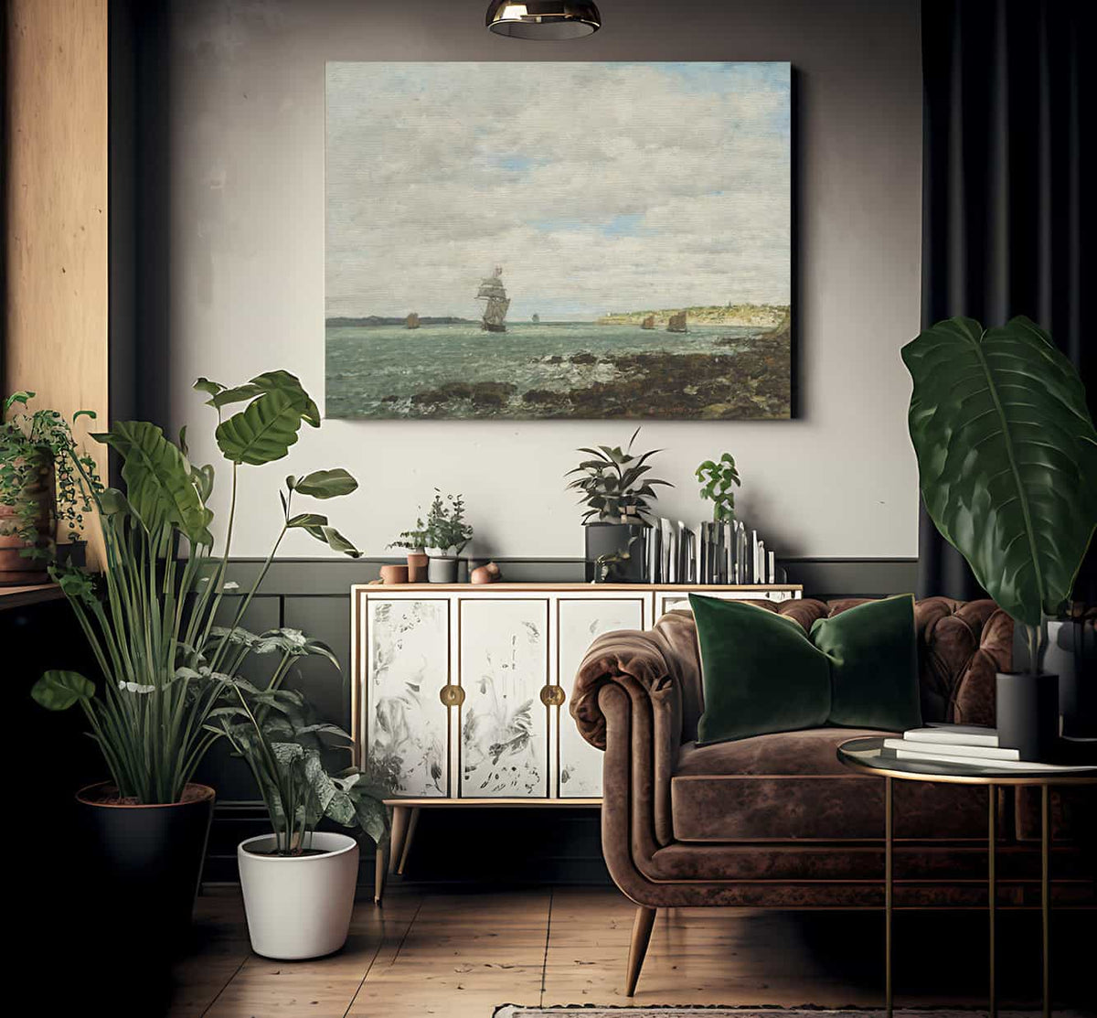 Coast Of Brittany By Eugene Boudin Phoenix 4x3