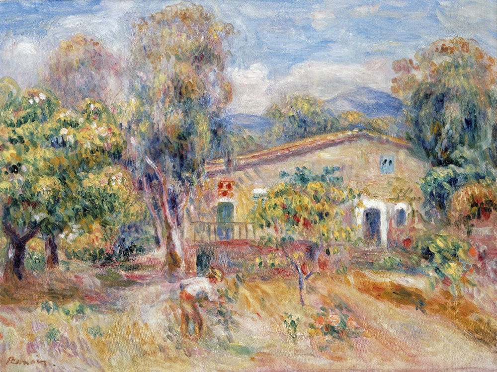 Collettes Farmhouse, Cagnes By Pierre Auguste Renoir Phoenix 4x3