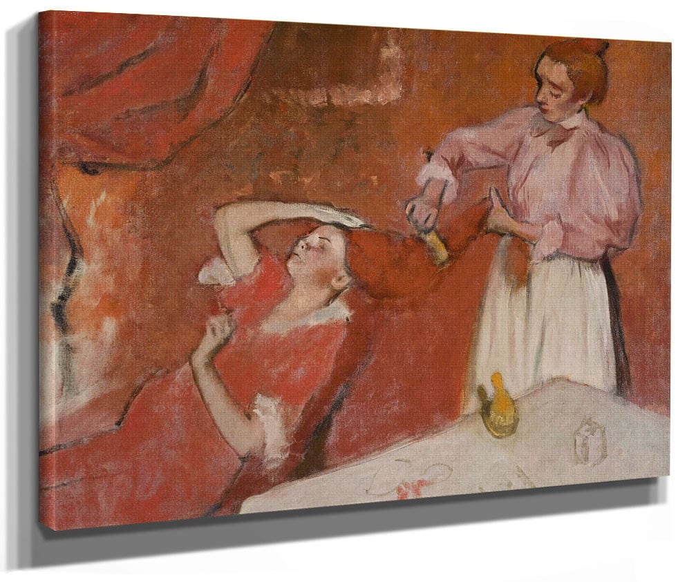 Combing The Hair ('La Coiffure') By Edgar Degas Phoenix 4x3