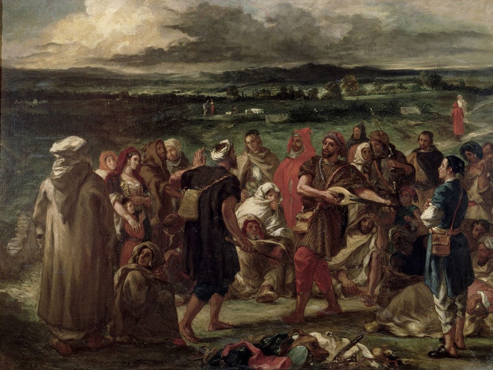 Comedians Or Arabic Buffoons By Ferdinand Victor Eugene Delacroix Phoenix 4x3