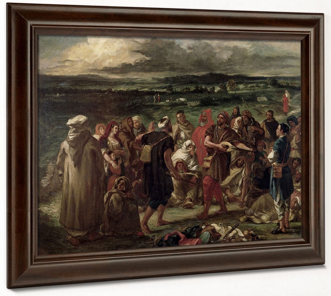 Comedians Or Arabic Buffoons By Ferdinand Victor Eugene Delacroix Phoenix 4x3