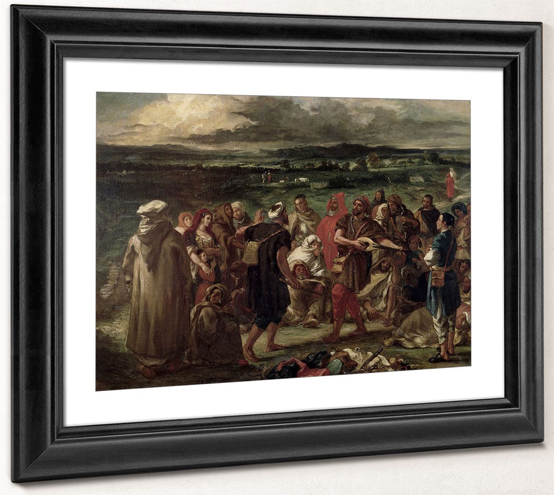 Comedians Or Arabic Buffoons By Ferdinand Victor Eugene Delacroix Phoenix 4x3