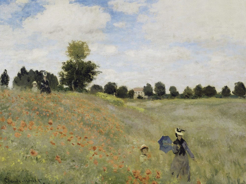 Coquelicots, Environs D'argenteuil By Claude Monet Phoenix 4x3