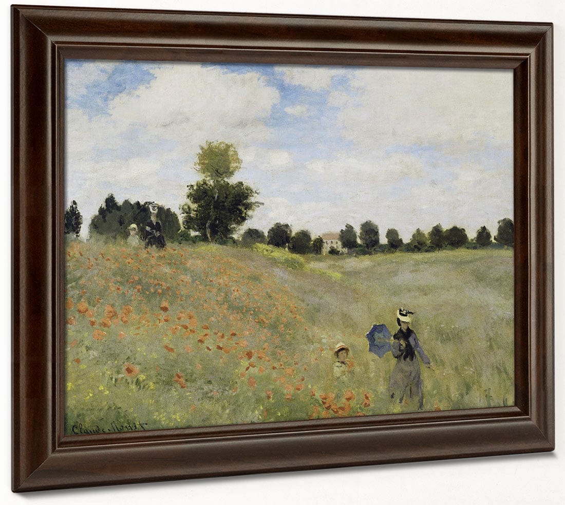 Coquelicots, Environs D'argenteuil By Claude Monet Phoenix 4x3