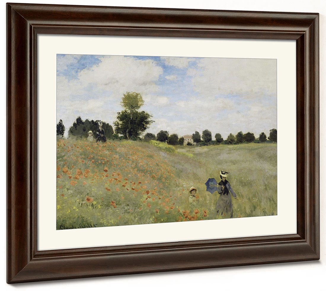 Coquelicots, Environs D'argenteuil By Claude Monet Phoenix 4x3