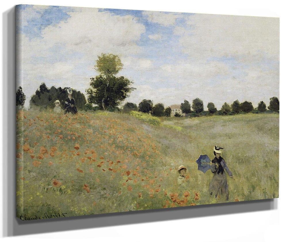 Coquelicots, Environs D'argenteuil By Claude Monet Phoenix 4x3