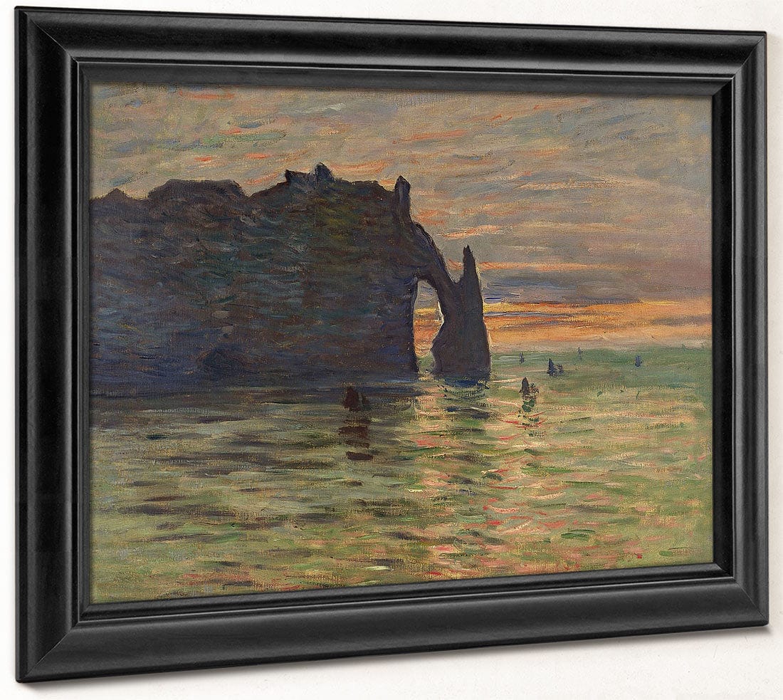 Coucher De Soleil A Etretat By Claude Monet Phoenix 4x3