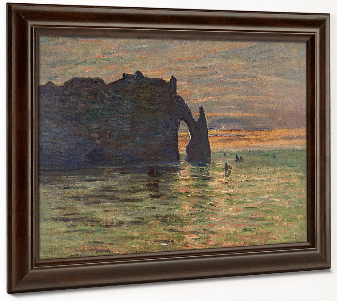 Coucher De Soleil A Etretat By Claude Monet Phoenix 4x3