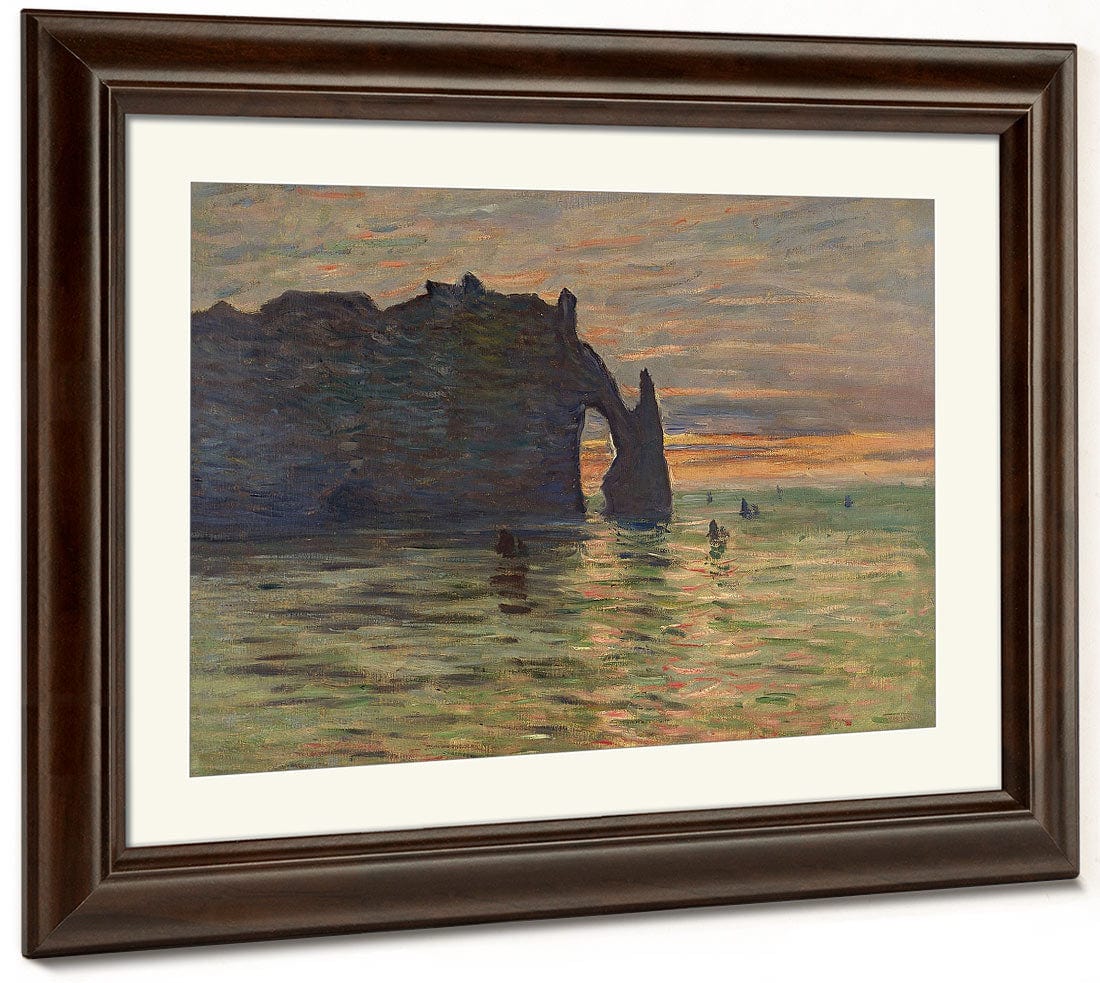 Coucher De Soleil A Etretat By Claude Monet Phoenix 4x3