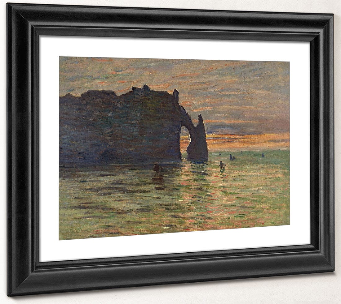 Coucher De Soleil A Etretat By Claude Monet Phoenix 4x3