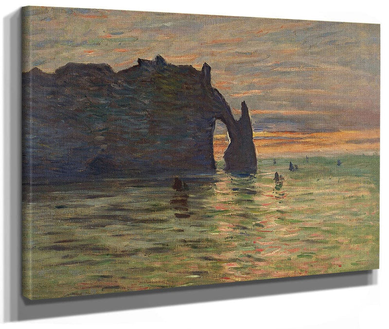 Coucher De Soleil A Etretat By Claude Monet Phoenix 4x3