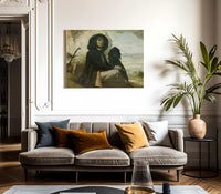 Courbet With His Black Dog By Jean Desire Gustave Courbet Phoenix 4x3