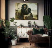 Courbet With His Black Dog By Jean Desire Gustave Courbet Phoenix 4x3