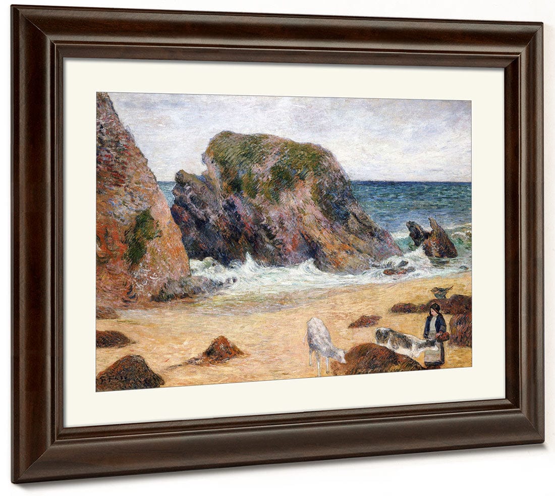 Cows On The Seashore By Paul Gauguin Phoenix 4x3