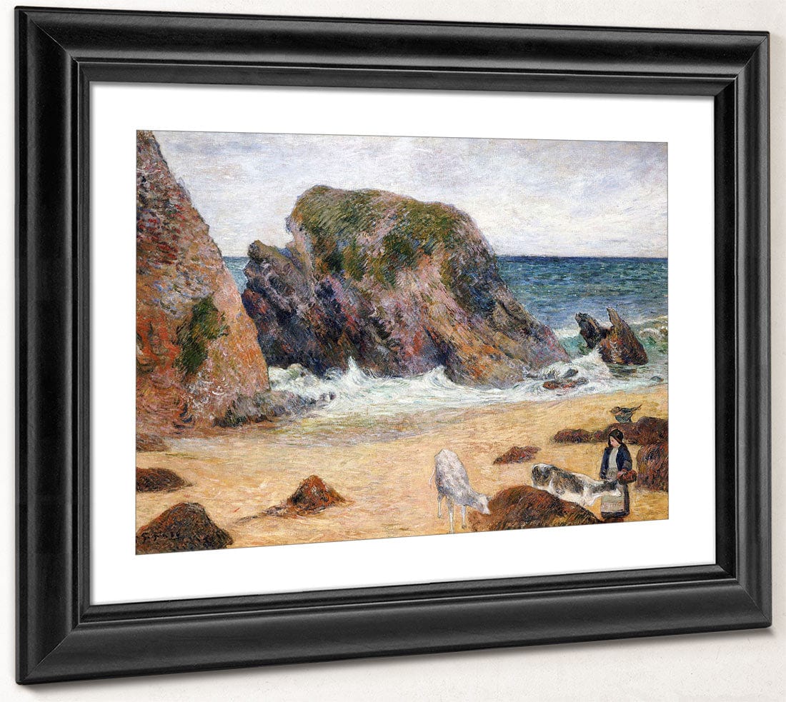 Cows On The Seashore By Paul Gauguin Phoenix 4x3