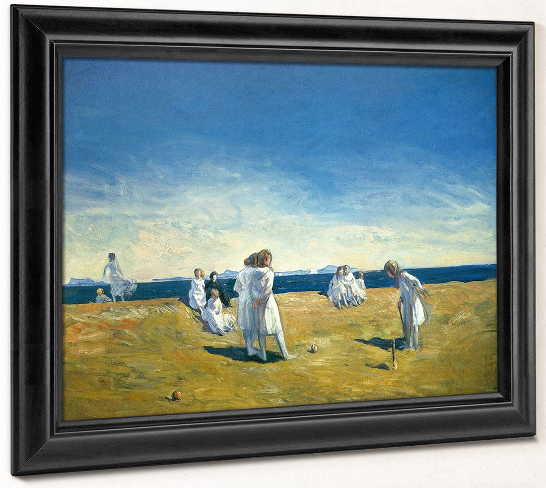 Croquet The Beach Party 1906 1907 By Rockwell Kent Phoenix 4x3