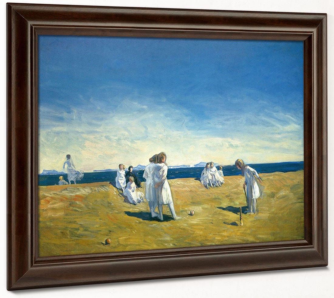 Croquet The Beach Party 1906 1907 By Rockwell Kent Phoenix 4x3
