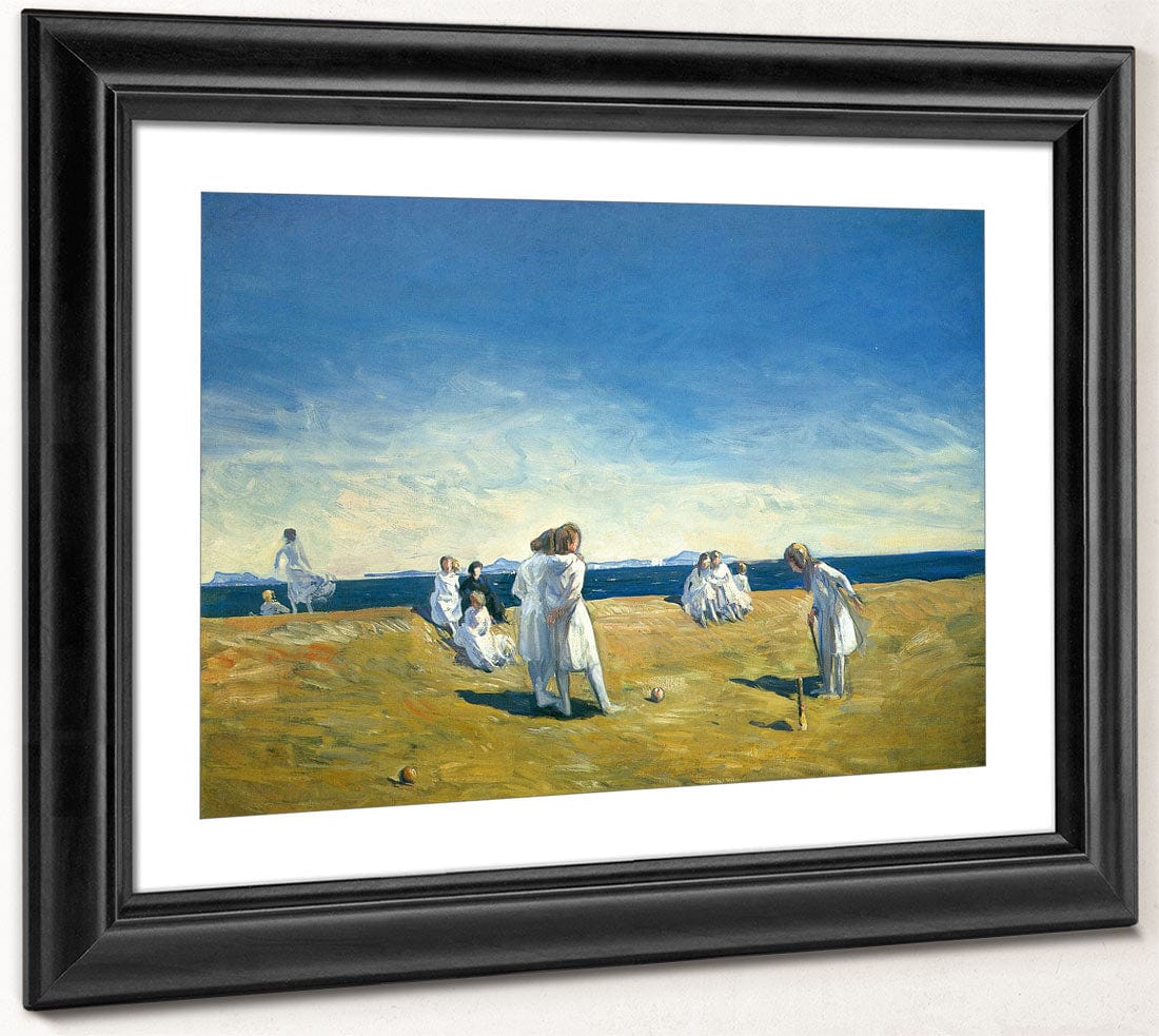 Croquet The Beach Party 1906 1907 By Rockwell Kent Phoenix 4x3