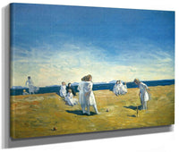 Croquet The Beach Party 1906 1907 By Rockwell Kent Phoenix 4x3
