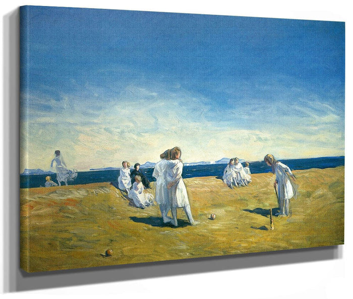 Croquet The Beach Party 1906 1907 By Rockwell Kent Phoenix 4x3