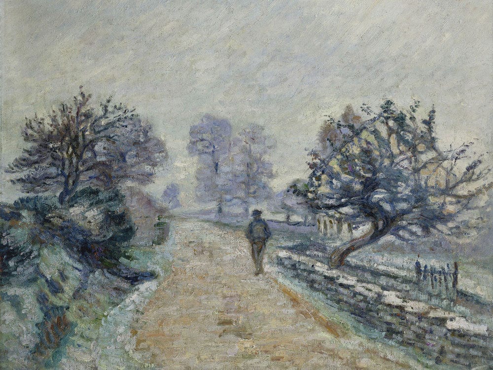 Crozard Road, Little Fog And Frost By Armand Guillaumin Phoenix 4x3