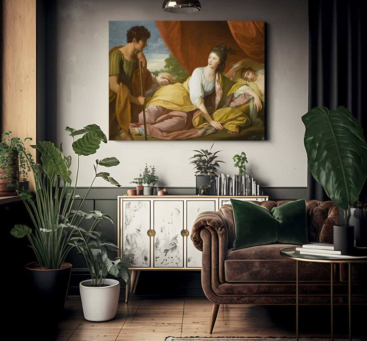 Cymon And Iphigenia By Benjamin West Phoenix 4x3