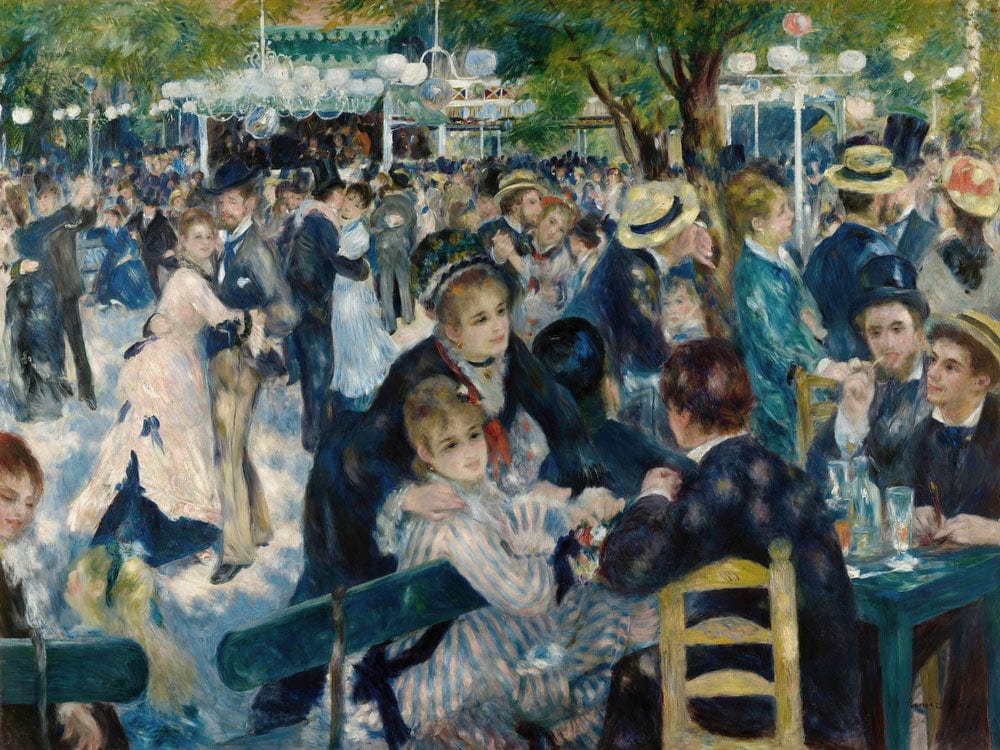 Dance At Le Moulin De La Galette By Pierre Auguste Renoir Phoenix 4x3