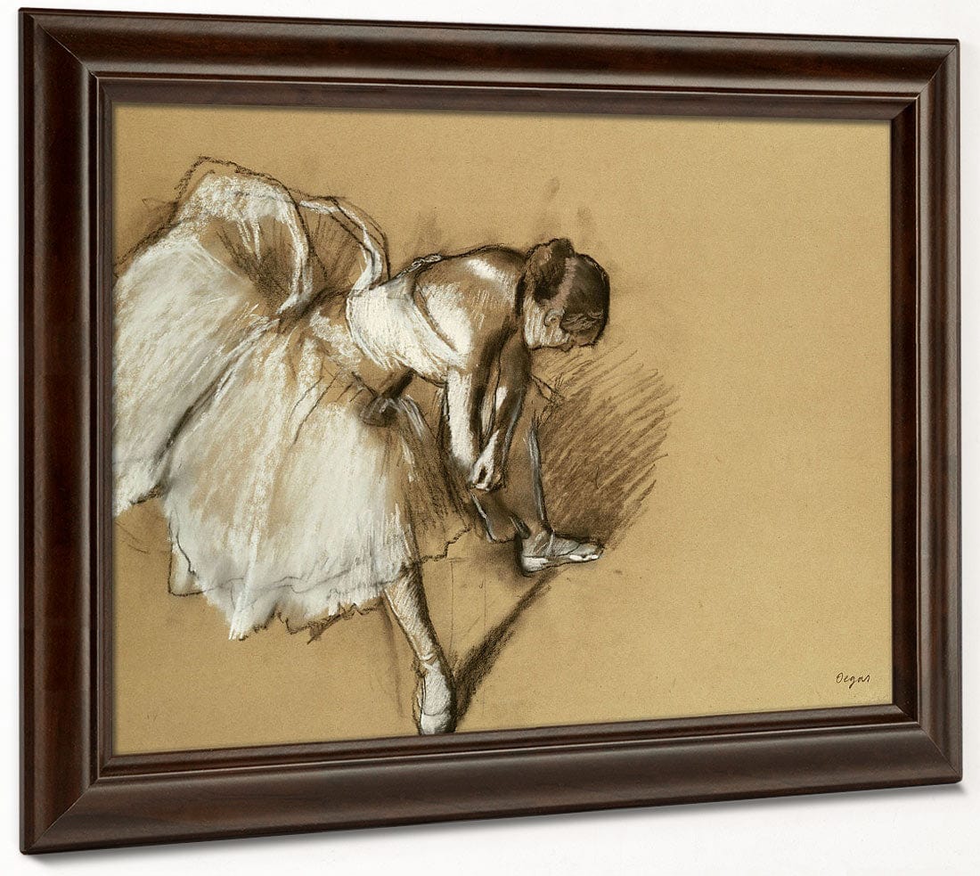 Dancer Adjusting Her Shoe By Edgar Degas Phoenix 4x3