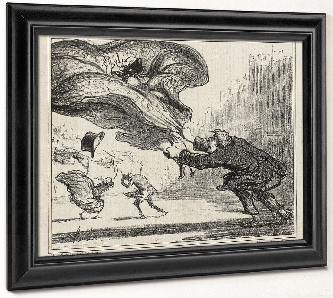 Danger De Porter Des Jupons Ballons... By Honore Daumier Phoenix 4x3