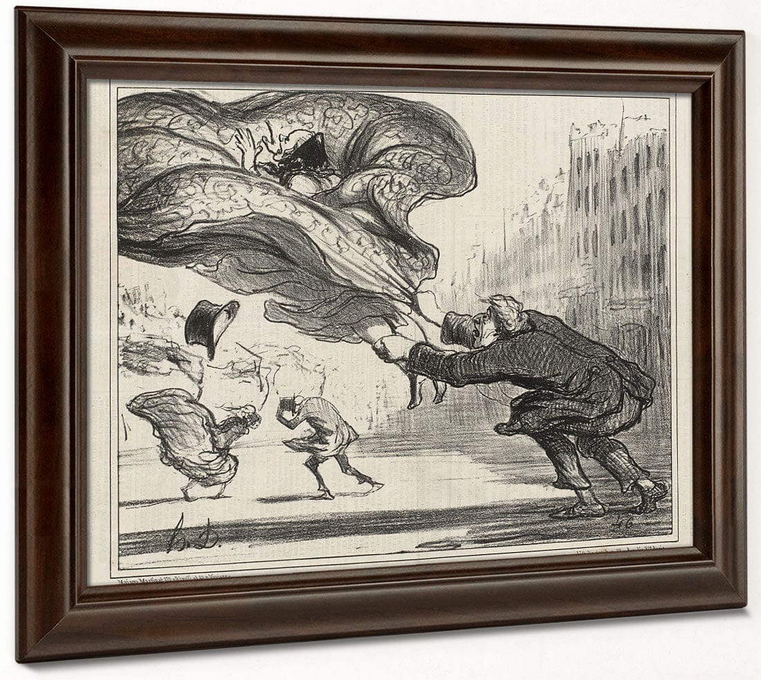 Danger De Porter Des Jupons Ballons... By Honore Daumier Phoenix 4x3