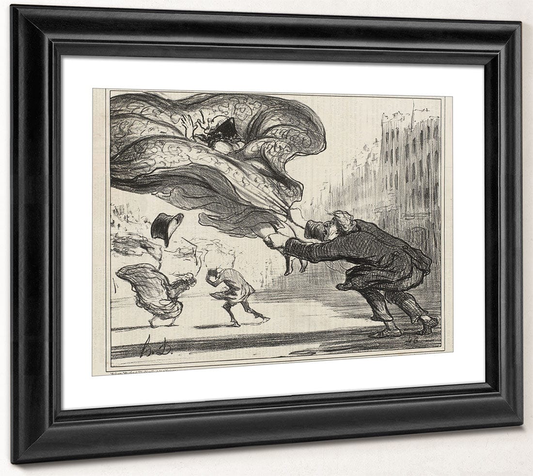 Danger De Porter Des Jupons Ballons... By Honore Daumier Phoenix 4x3