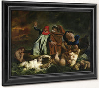 Dante (1265 1321) And Virgil (70 19 Bc) In The Underworld By Ferdinand Victor Eugene Delacroix Phoenix 4x3