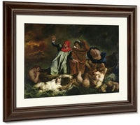 Dante (1265 1321) And Virgil (70 19 Bc) In The Underworld By Ferdinand Victor Eugene Delacroix Phoenix 4x3