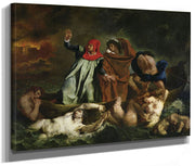 Dante (1265 1321) And Virgil (70 19 Bc) In The Underworld By Ferdinand Victor Eugene Delacroix Phoenix 4x3