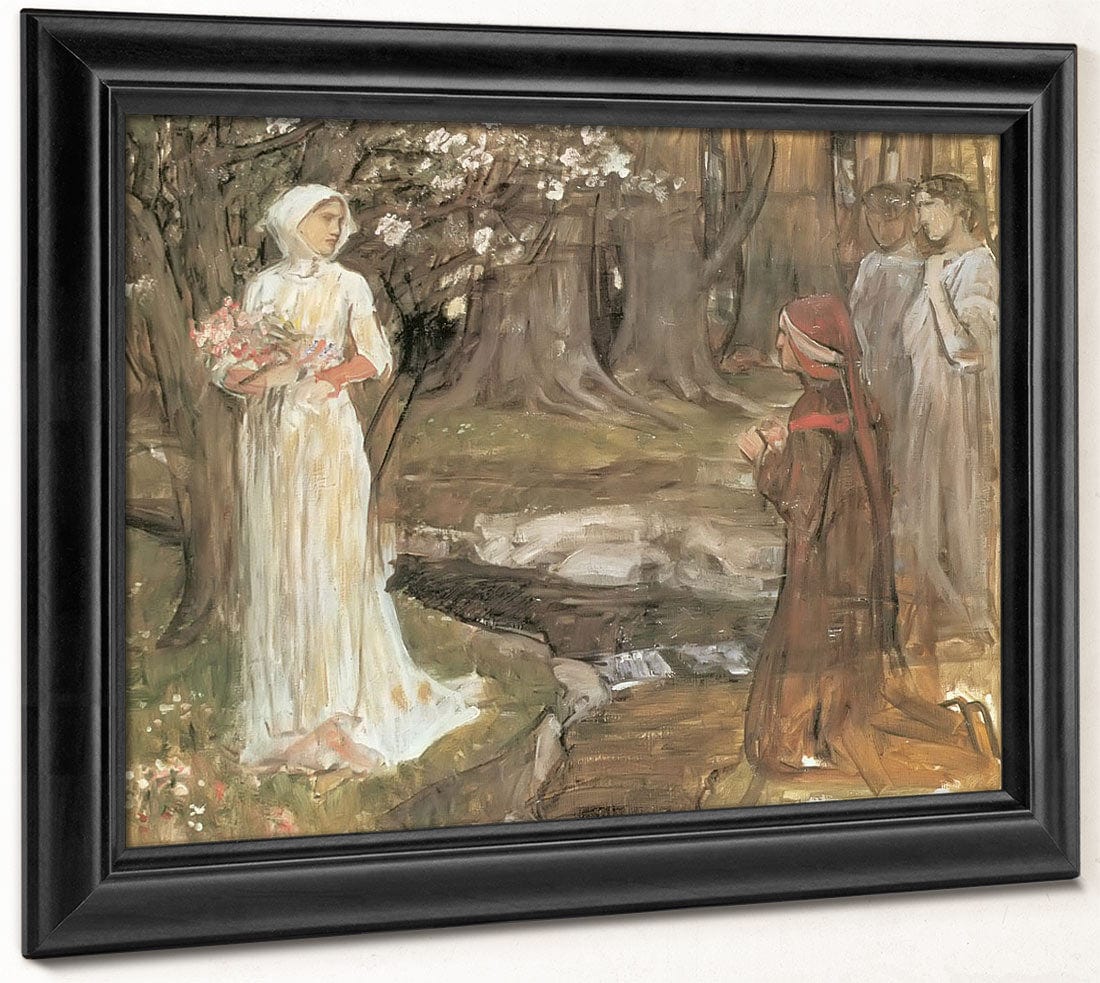 Dante And Beatrice By John Waterhouse Phoenix 4x3