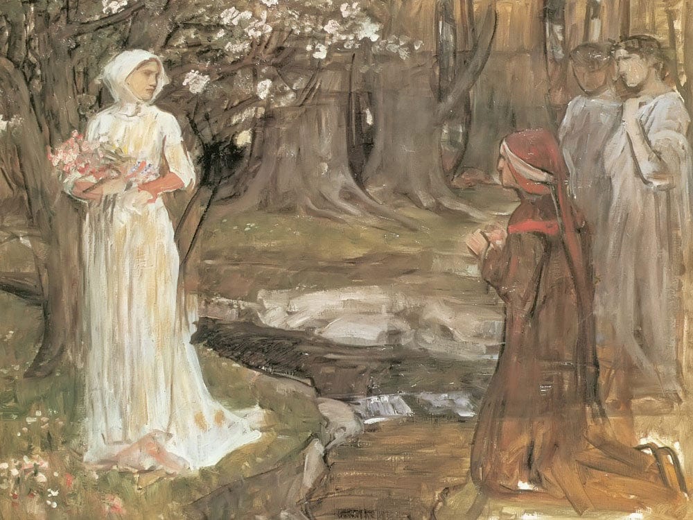 Dante And Beatrice By John Waterhouse Phoenix 4x3