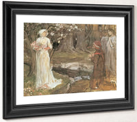 Dante And Beatrice By John Waterhouse Phoenix 4x3