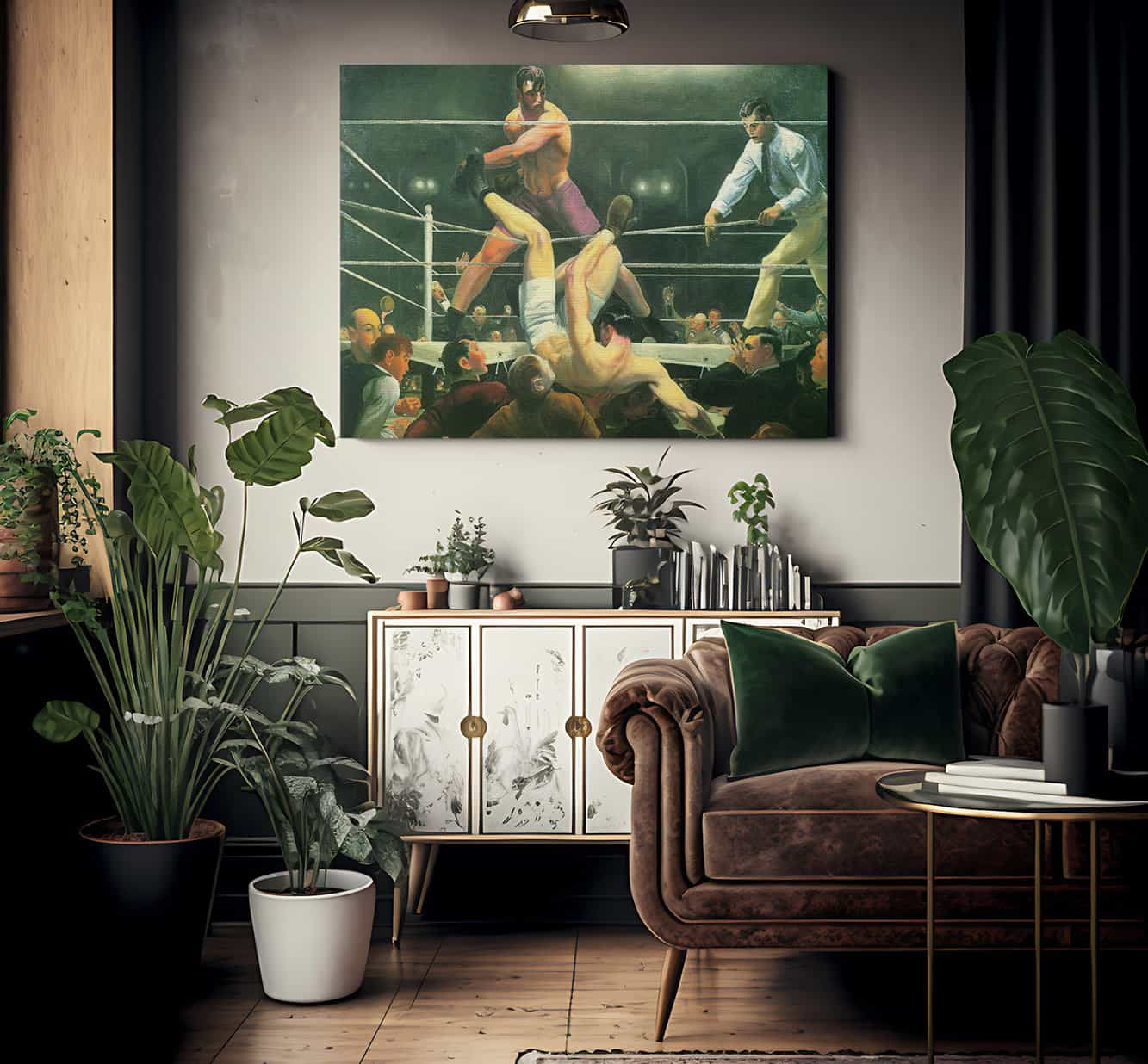 Dempsey And Firpo 1924 By George Bellows Phoenix 4x3