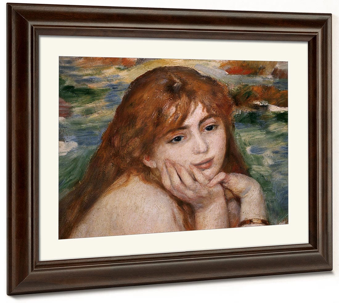 Detail Of Female Figure's Head From Seated Bather 1 By Pierre Auguste Renoir Phoenix 4x3