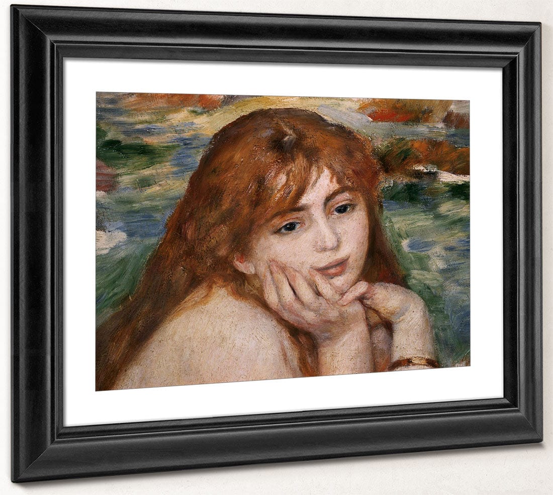 Detail Of Female Figure's Head From Seated Bather 1 By Pierre Auguste Renoir Phoenix 4x3