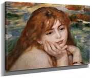 Detail Of Female Figure's Head From Seated Bather 1 By Pierre Auguste Renoir Phoenix 4x3