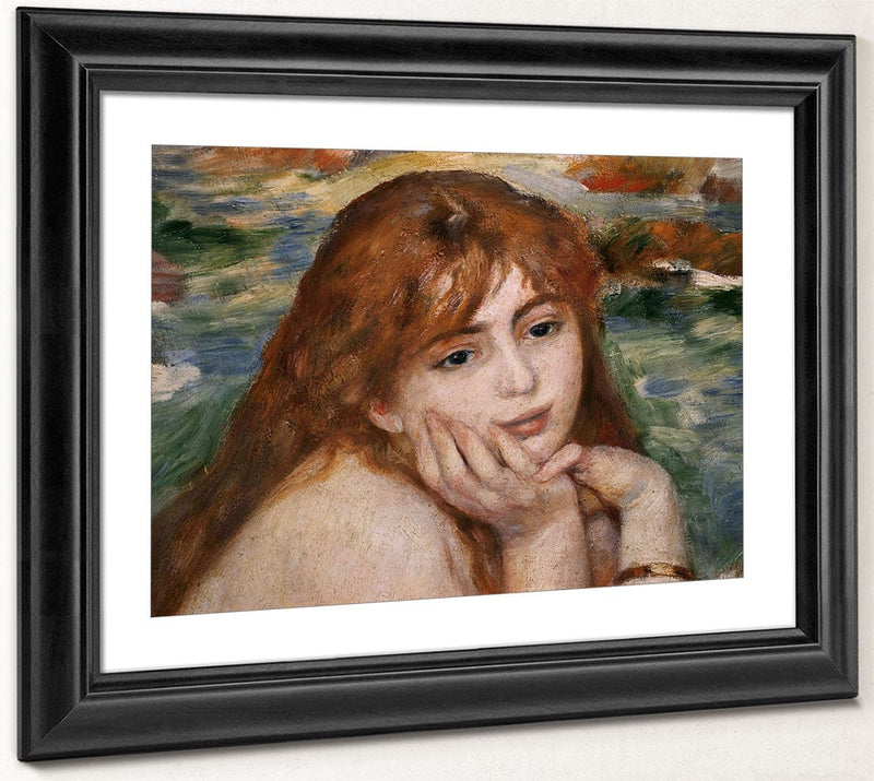 Detail Of Female Figure's Head From Seated Bather By Pierre Auguste Renoir Phoenix 4x3